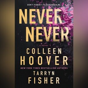 Never Never a novel by Colleen Hoover book paperback
